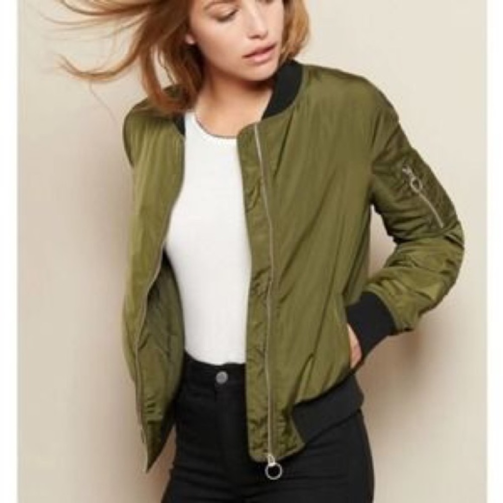 Garage Green Bomber Jacket